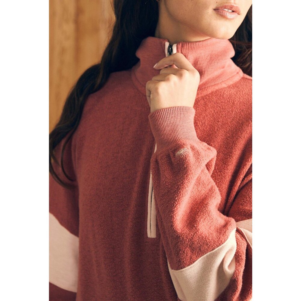 Faherty Beach Fleece Quarter Zip Pullover - Picture 3 of 12